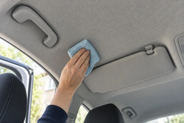 How to Clean a Car Headlining With Very Little Moisture