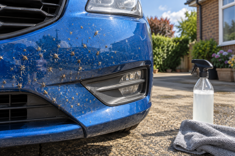 How to Remove Bugs from Car Paint After a Journey